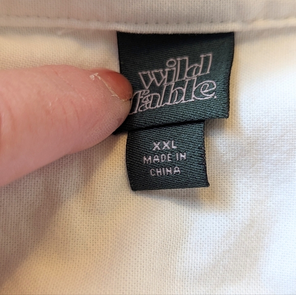 Wild Fable Cut Off Button Down Shirt - Picture 7 of 7